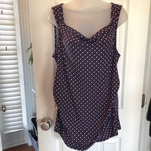 WHBM purple and black super soft tank top! Size XL